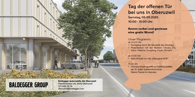 Einladung an die Bevölkerung.
