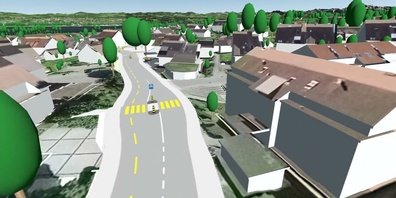 Geplant sind Massnahmen zur Erhöhung der Verkehrssicherheit und zur Aufwertung des Strassenraums im Ortszentrum von Maur.