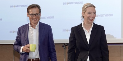 Die Weltwoche lud zum Gespräch mit Roger Köppel und Alice Weidel.