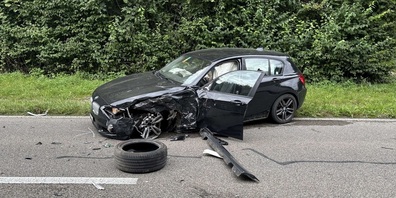 Die Autofahrerin wurde beim Unfall leicht verletzt.