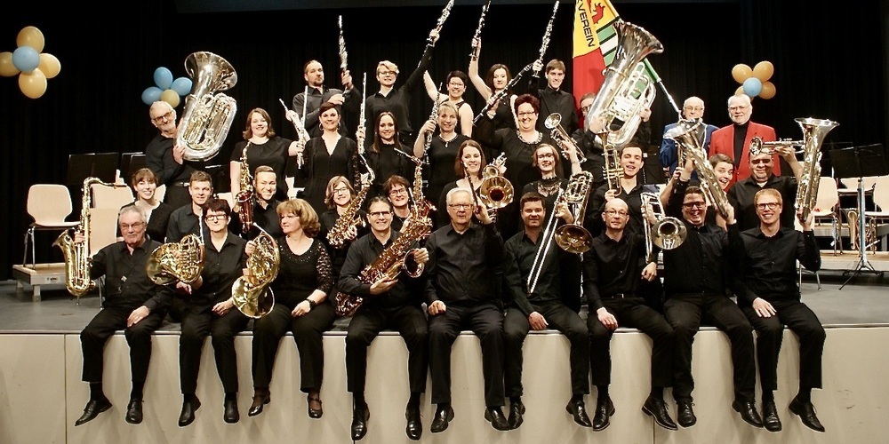 Der Musikverein Balgach beim letzten Unterhaltungsabend 2020