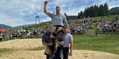 Damian Ott gewinnt auf der Wolzenalp