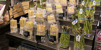 Der derzeit angebotene Spargel ist stammt nicht aus der Region, sondern aus weit entfernten Ländern