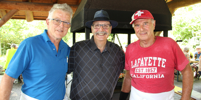 Die Küchenprofis (v.l.n.r.) Ruedi Wiesli, René Gerschiler und Bruno Veit.