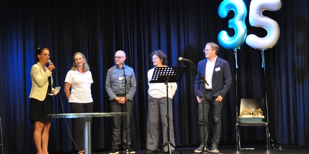 «Vorstand SHZ» (v.l.n.r.): Danijela Erden, Stellenleiterin SHZ (kein Vorstandsmitglied), Beatrice Haemmerli, Dominique Dieth, Ornella Ferro, Pascal Scattolin.