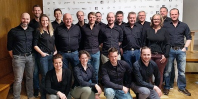 Das OK des St.Galler Kantonalturnfestes 2021 in Benken.