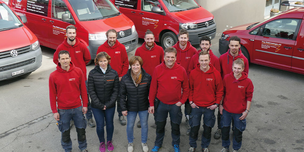 Das Team der Frey Elektroanlagen AG freut sich auf einen runden  Geburtstag. 