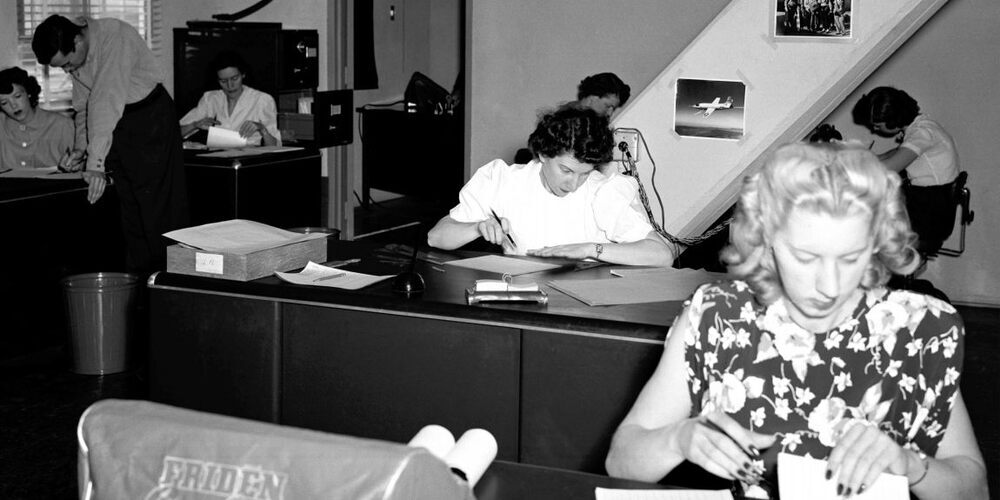 NASA High Speed Flight Station Computer Room (1949)