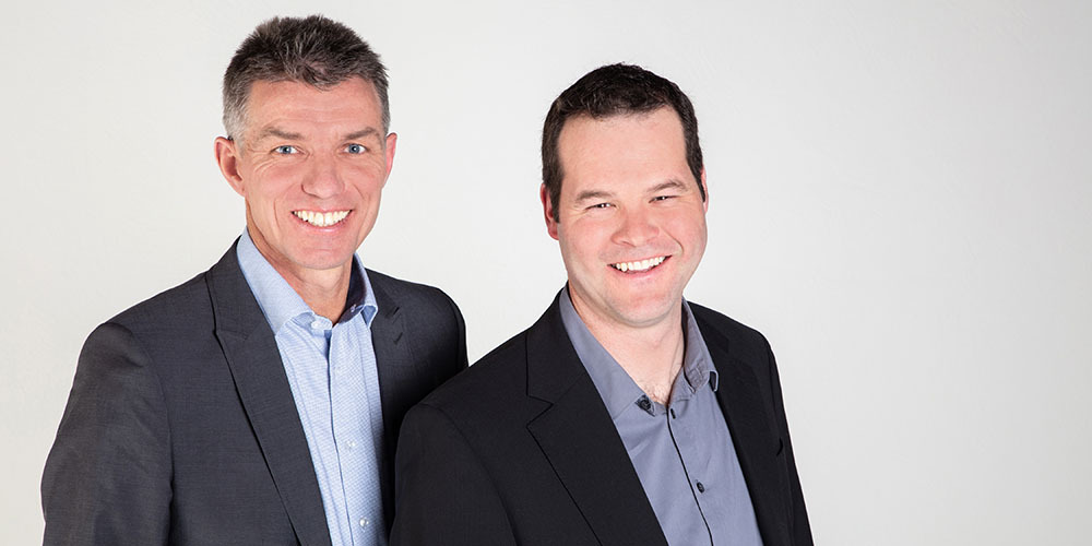 Anton Bamert und Christian Bruhin.