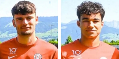 Vom FCRJ in die Schweizer U20-Juniorennati: Mittelfeldspieler Yannis Ryter (l.) und Torhüter Cyrill Emch.