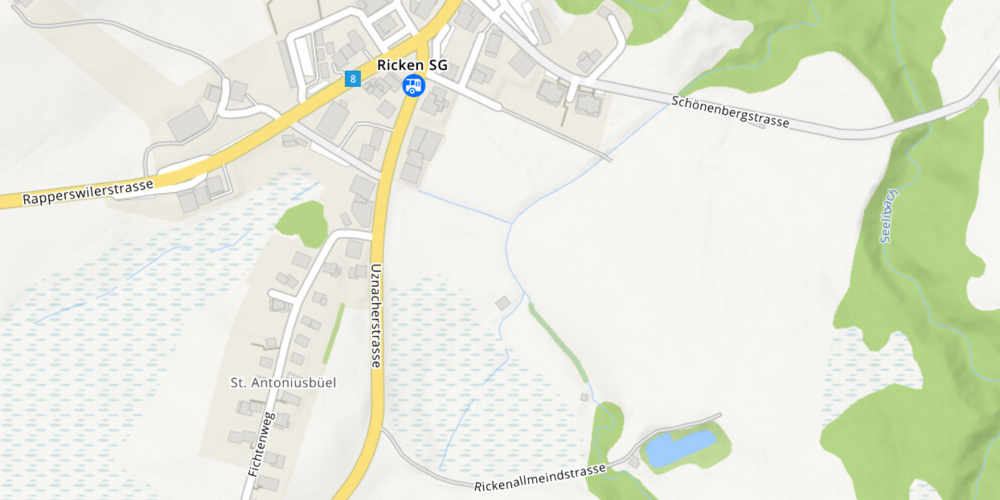 Ein Teilabschnitt der Uznacherstrasse wird saniert.