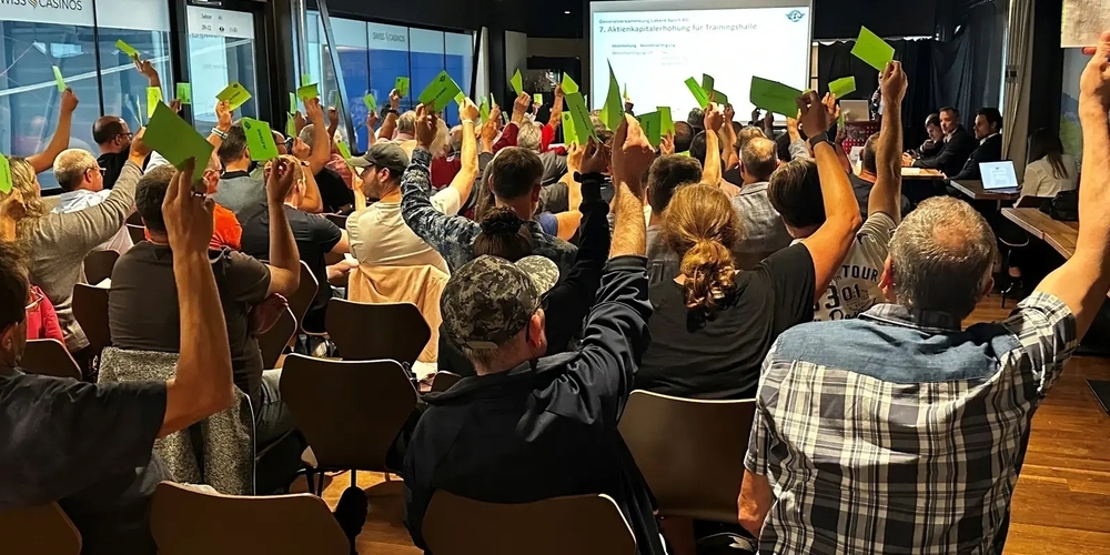 Die geplante Trainingshalle hat an der GV eine nächste, wichtige Hürde genommen.