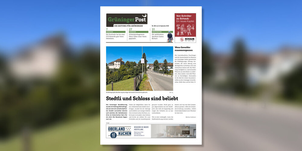 Grüninger Post Nr. 266 vom 12. September 2025