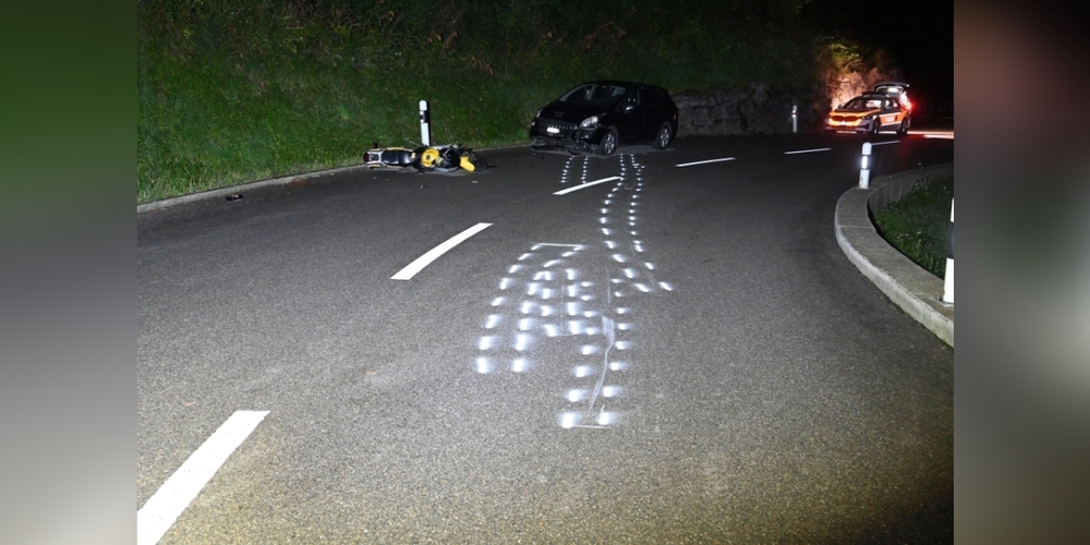 Beim Unfall entstand ein Sachschaden von mehreren tausend Franken.