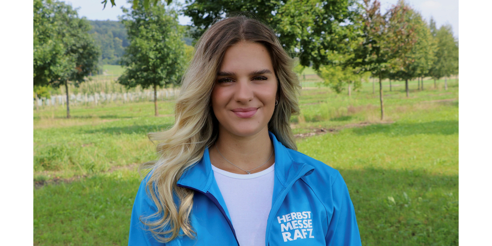 Sarah Lienhard ist OK-Mitglied der Herbstmesse Rafz.