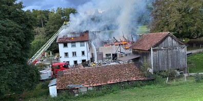 In Gächlingen ereignete sich ein Grossbrand.