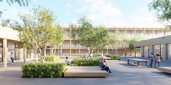 Im Frühjahr 2026 will das Bundesasylzentrum in diesen Neubau ziehen