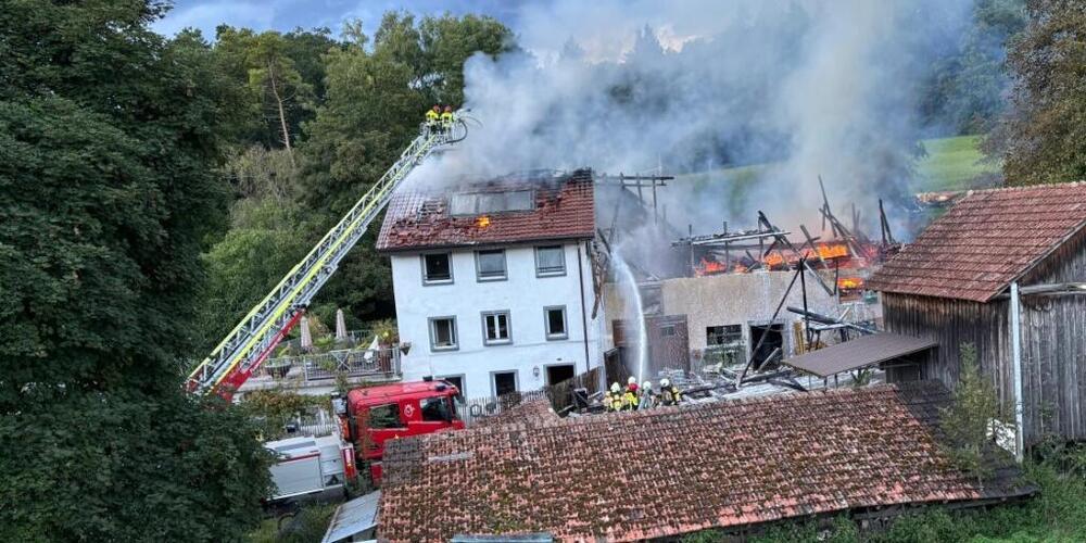 Beim Brand wurde niemand verletzt.