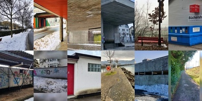 Das sind die 12 Unorte in Rapperswil-Jona, von welchen einer verschönert werden wird.