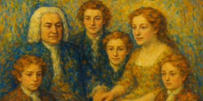 Johann Sebastian Bach war nicht nur begnadeter Musiker, sondern auch Vater einer Familie mit mehreren ebenfalls musikalisch tätigen Söhnen.