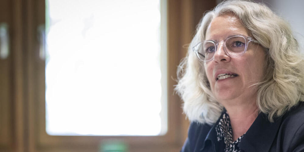 «Es war sehr viel auf einmal»: Sicherheitsvorsteherin Karin Rykart (Grüne) erkärte am Mittwoch, weshalb die Polizei zu einem Angriff nicht ausrückte. (Archivbild)
