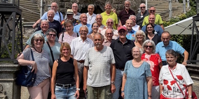 Der Ausflug zur Verdankung der Freiwilligen des Roten Kreuzes umfasste auch eine Stadtführung mit Bunkerbesichtigung in Rapperswil.