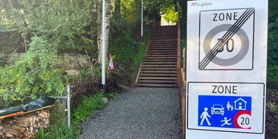 Die Stadt hat die Begegnungszone in St.Georgen voreilig eingerichtet (Symbolbild)