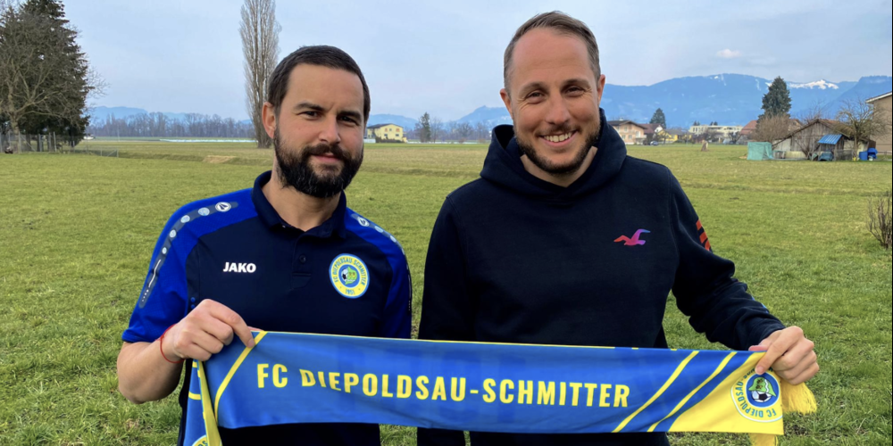 Sportchef Adi Spirig freut sich, dass es dem FC Diepoldsau-Schmitter gelungen ist, Patrik Riklin als neuen Cheftrainer zu engagieren