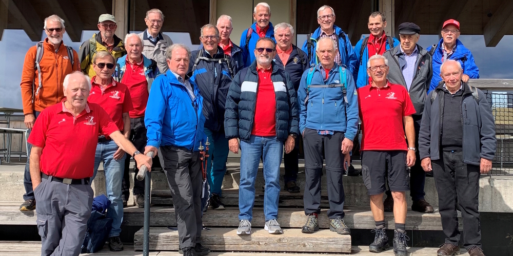 Gruppenbild der Schmerkner Seniorenturner.