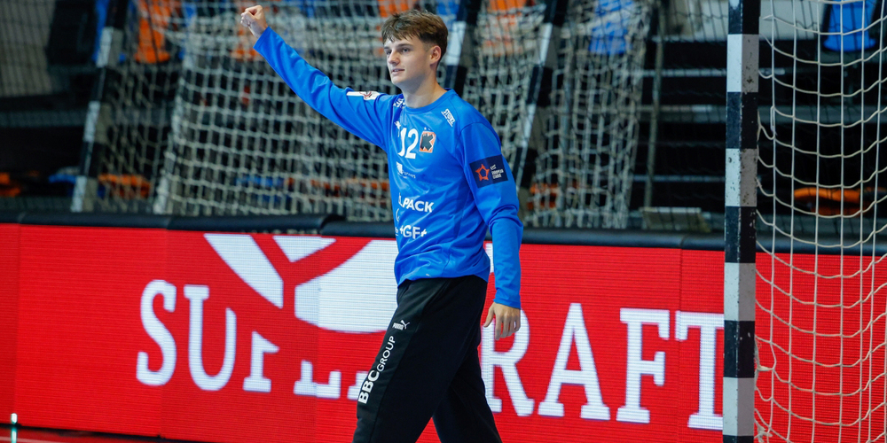 Der junge Andre Strauss überzeugte mit fünf herausragenden Paraden bei zehn Würfen.