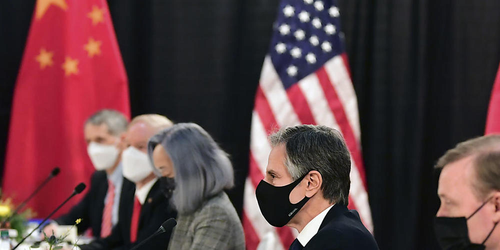 Die USA und China wollen im Umweltschutz stärker zusammenarbeiten. Zuvor hatten sich Vertreter beider Staaten bei einem Treffen in Anchorage (Alaska) einen undiplomatischen verbalen Schlagabtausch geliefert. (Archivbild)