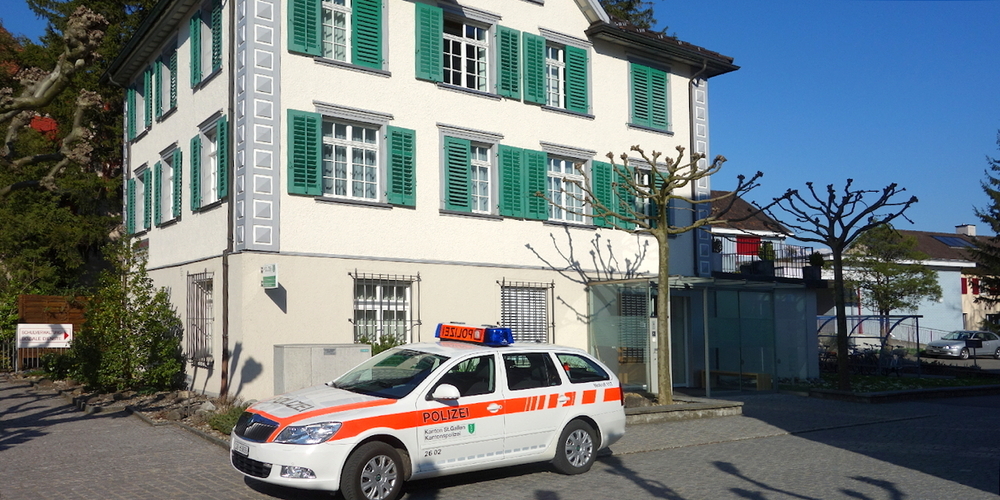 Der Polizeiposten an der Staatsstrasse 94