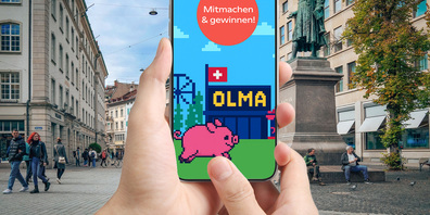 Einheimische und Gäste können ihr persönliches Glückssäuli losschicken