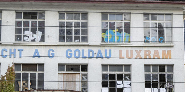 Die ehemalige Glühlampenfabrik soll einer Überbauung weichen. (Archivaufnahme)
