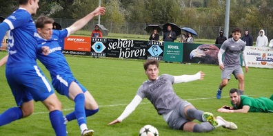 Flamur Bojaxhi traf gegen Ems doppelt. 
