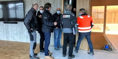 Experten-Besprechung vom 5. Januar 2021 im Schulhaus Schwarzenbach.