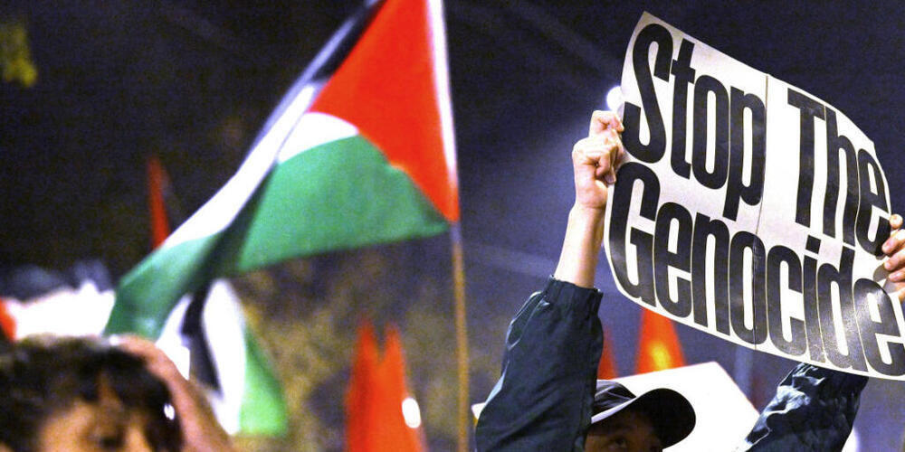 Am 2. Oktober bekunden Demonstrantinnen und Demonstranten in Zürich ihre Solidarität mit den Menschen in Gaza. (Archivbild)