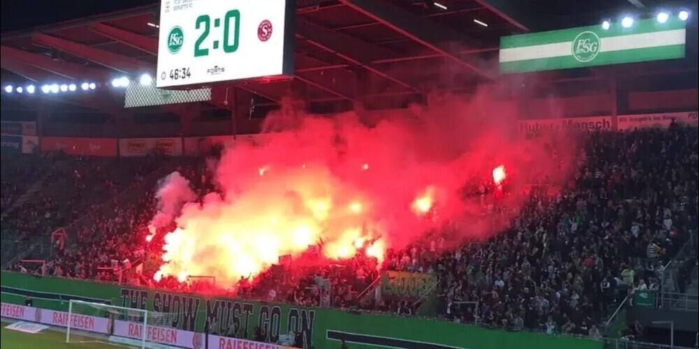Das Feuer der Fussballleidenschaft führt in St. Gallen gelegentlich zu grotesken Auswüchsen.