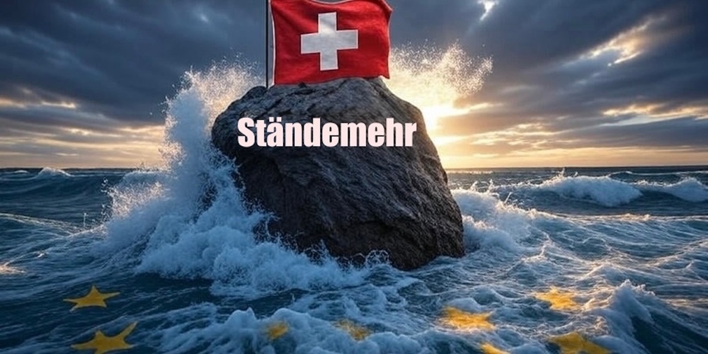 Das Ständemehr soll weiterhin ein Fels in der Brandung bleiben. Der Bundesrat plant, dies bei der Abstimmung zu den EU-Verträgen auszubremsen. 