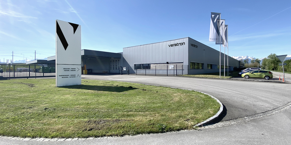 Der Veratron -Hauptsitz in Rüthi