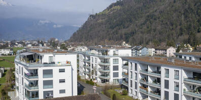 Die Häuser im Urner Talboden - hier ein Wohnquartier bei Altdorf - könnten dereinst mit Tiefenwärme geheizt werden. (Archivaufnahme)