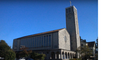 Christkönigskirche Niederuzwil: Äusserlich wäre eine 5G-Antenne nicht ersichtlich.