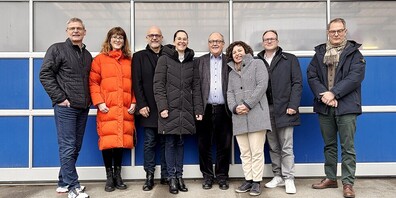 Fredy Brunner (Vierter von rechts) mit seinen Verwaltungsratskolleginnen und -kollegen zu Beginn der Legislatur 2025.