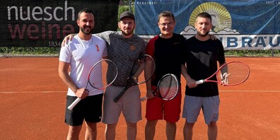 Von links: Livio Gächter, Dominic Kunz, Baltus Ritz, Manuel Nussbaumer