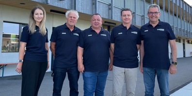  Der Vorstand wurde wieder in Globo für ein weiteres Jahr gewählt. (von links): Ramona Medic-Beutler, Rico Dietrich, Walter Biser, Thomas Klemensberger, Michael Hanimann
