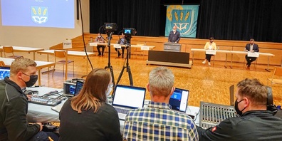 Die Niederuzwiler Event-Techniker von der Frick Sound n`Light GmbH sorgten für eine perfekte Live-Übertragung der beiden Online-Events.