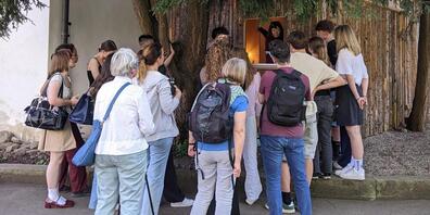 18 Schulklassen besuchten im Jahr 2025 die Inklus bei der Wiboradazelle.