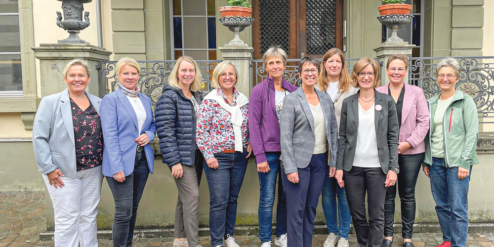 Delegation des 4-Ländertreffens 2025 in Bern.