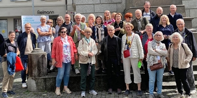 Der Kunstverein Oberer Zürichsee auf seiner dreitägigen Reise mit Start in Altdorf.