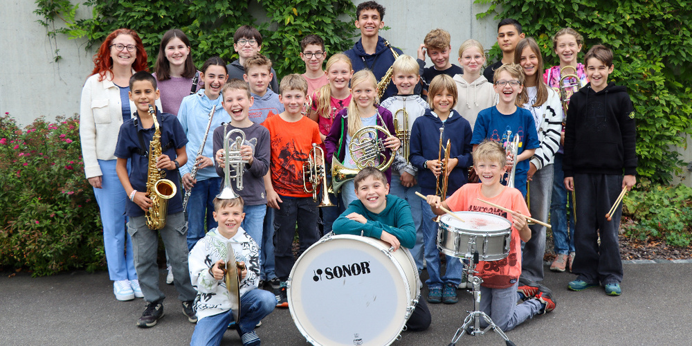 Die Kadettenmusik Altstätten und die Juniorband Viamala/Grischun Central. 